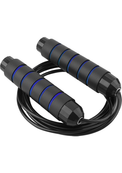 Siyah Kırmızı Çizgili Stil Ayarlanabilir Atlama Ipi Dolaşmayan Fitness Hız Atlama Ipi Rulman Pvc Atlama Kablosu Fitness Ekipmanları (Yurt Dışından)