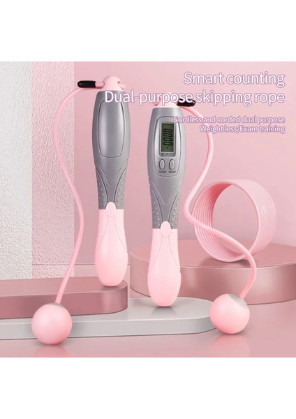 No.2 Tarzı Ordless Elektronik Atlama Ipi Gym Fitness Akıllı Atlama Ipi Sayma Hızı Atlama Sayacı Vücut Geliştirme Spor Ekipmanları (Yurt Dışından)