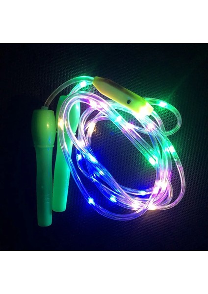 LED Işık Yukarı Atlama Ipleri LED Atlama Rastgele Renk Çocuk Çocuk Tek Aydınlık Vücut Egzersiz Fitness Fitness Aracı (Yurt Dışından) fırsatları