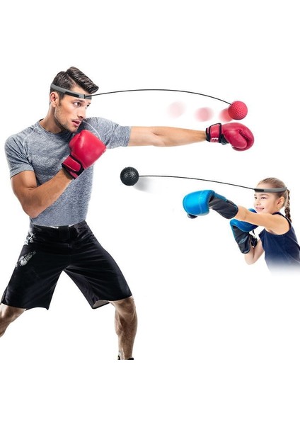 Açık Yeşil Tarzı Mma Boks Refleks Topu Muay Thai Spor Salonu Sanda Boksör El Göz Eğitimi Spor Simülatörü Egzersiz Kitapları Ekipman Hız Yumruk Reaksiyonu (Yurt Dışından)