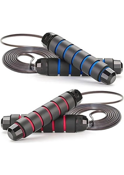 2 Adet Tarzı 2 Paket Hızlı Hız Atlama Ipi Rulman Ayarlanabilir Ip Atlama Ipi Crossfit Egzersiz Fitness Egzersiz Kaymaz Kolu (Yurt Dışından)