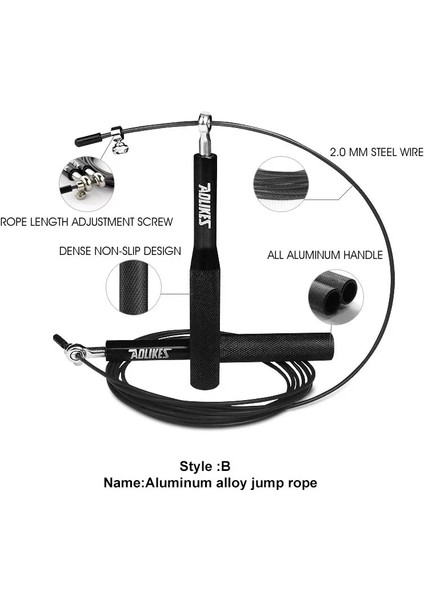 Siyah Turuncu Bir Tarz Fitness Salonu Crossfit Hız Atlama Ipi Profesyonel Mma Boks Spor Için Ip Atlama Ipi Atlama Egzersiz Eğitimi Yedek Kablo (Yurt Dışından) indirimleri