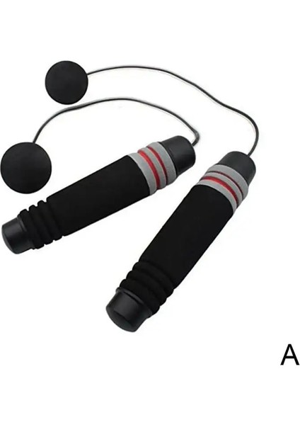 Siyah Stil Taşınabilir Akülü Rulman Ipi Atlama Ev Sporları ve Fitness Ekipmanları Egzersiz Pvc Kablosuz Atlama Ipi Hız Crossfit (Yurt Dışından)