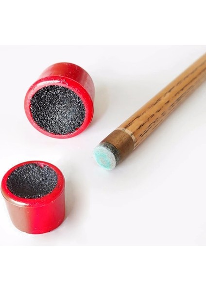 Yuvarlak Tip 2 Adet Tarzı 2 Adet Ooker Havuz Cue Ucu Zımpara Şekillendirici Parlatıcı Onarım Çubuğu Bilardo Ucu Aracı (Yurt Dışından)