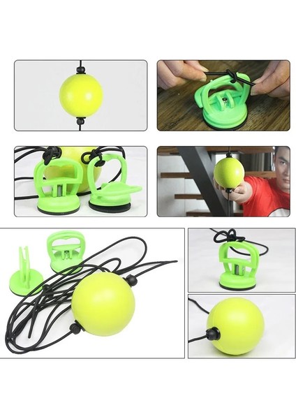No.12 Tarzı Ayarlanabilir Vantuz Boks Refleks Hız Topu El Göz Tepki Eğitimi Yumruk Dövüş Topu Fitness Ekipmanları Aksesuarları (Yurt Dışından) indirimleri
