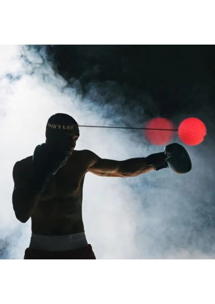 Kırmızı 30G Tarzı Boks Topu Refleks Hız Yükseltme Tepki Kuvveti El Göz Eğitimi Stres Spor Salonu Boks Spor Egzersiz Fitness Bina Yeni Yükseltme (Yurt Dışından) fırsatları