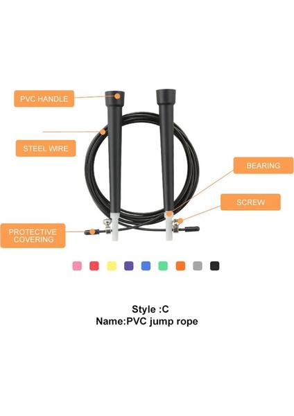 B Gül Kırmızı Tarzı Fitness Salonu Crossfit Hız Atlama Ipi Profesyonel Mma Boks Spor Için Ip Atlama Ipi Atlama Egzersiz Eğitimi Yedek Kablo (Yurt Dışından) fiyatları