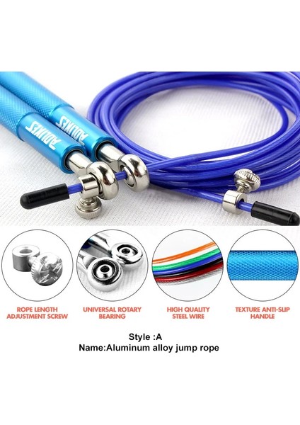 B Gül Kırmızı Tarzı Fitness Salonu Crossfit Hız Atlama Ipi Profesyonel Mma Boks Spor Için Ip Atlama Ipi Atlama Egzersiz Eğitimi Yedek Kablo (Yurt Dışından) fırsatları