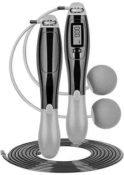 Sayaç Ip Atlama Ipi 3 Stili NEW1PC Dijital Kablosuz Kalori Sayacı Atlama Ipi Spor Ağırlıkları Egzersiz Fitness Vücut Geliştirme Dijital ile Akülü Atlama Ipleri (Yurt Dışından) fiyatları