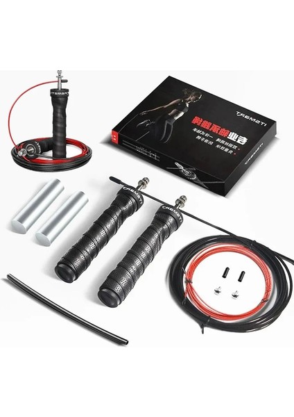 Demir ve Ip Tarzı ile Ağırlıklı Hız Atlama Ipi Kaymaz Saplı Crossfit Boks Fitness Salonu Ev Egzersiz Ekipmanları Için Yedek Çelik Kablolar (Yurt Dışından) fiyatları