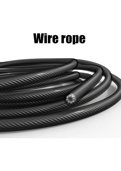 Demir ve Ip Tarzı ile Ağırlıklı Hız Atlama Ipi Kaymaz Saplı Crossfit Boks Fitness Salonu Ev Egzersiz Ekipmanları Için Yedek Çelik Kablolar (Yurt Dışından) fırsatları