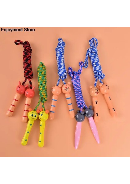 E Stili Julyhot Çocuklar Atlama Ipleri Ahşap Saplı Spor Vücut Geliştirme Fitness Güzel Karikatür Ip Atlama Ipleri Ahşap Saplı (Yurt Dışından) modelleri