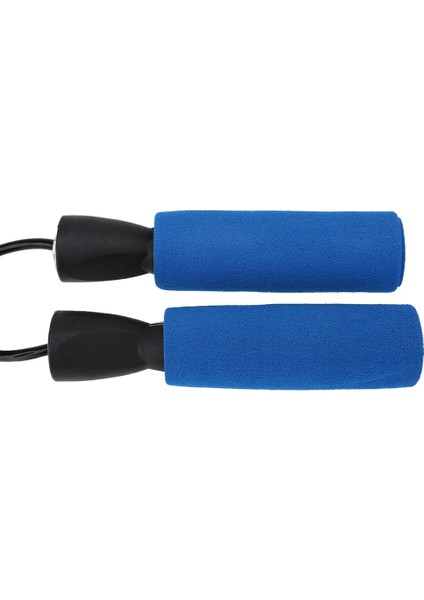 Mavi Stil Ayarlanabilir Uzunluk Ip Atlama Ipi Sünger Kolu Taşınabilir Kaybetmek Ağırlık Eğitimi Fitness Kardiyo Rulman Pvc Atlama Ipi (Yurt Dışından)