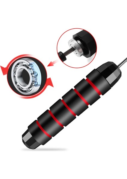 F Ts Lan Stili Hızlı Hız Atlama Ipi Kablo Çelik Tel Ip Atlama Ipi Egzersiz Ayarlanabilir Atlama Ipi Fitness Egzersiz Eğitimi Spor Ekipmanları (Yurt Dışından) indirimleri