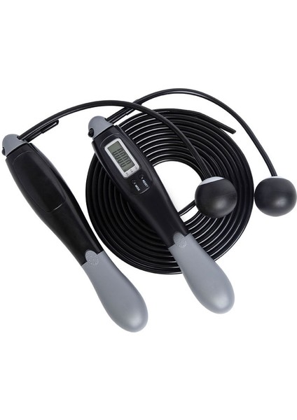 Tel Halat Gri Stil Elektronik Atlama Ipi, Fitness Ip Atlama Ipi, Kalori Sayaçlı Ip Atlama Ipi, Ayarlanabilir Uzunluklu Akülü Ip Atlama Ipi (Yurt Dışından)