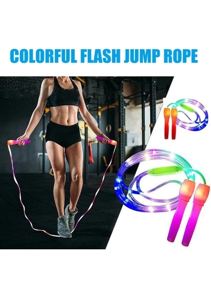 Mavi C Stili Aydınlık Ip Atlama Ipi Egzersiz Atlama Oyunu Fitness Spor Ürünleri Çocuk Öğrencileri Yetişkinler Akülü Top ile Kalori (Yurt Dışından) indirimleri