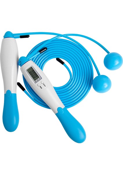 Beyaz Stil Fitness Ekipmanları Akıllı Sayaç Atlama Ipi Çelik Tel Kayak Ipi Iki Yönlü Atlama Ipi Ayarlanabilir Kayak Ipi Egzersiz Ipi (Yurt Dışından)