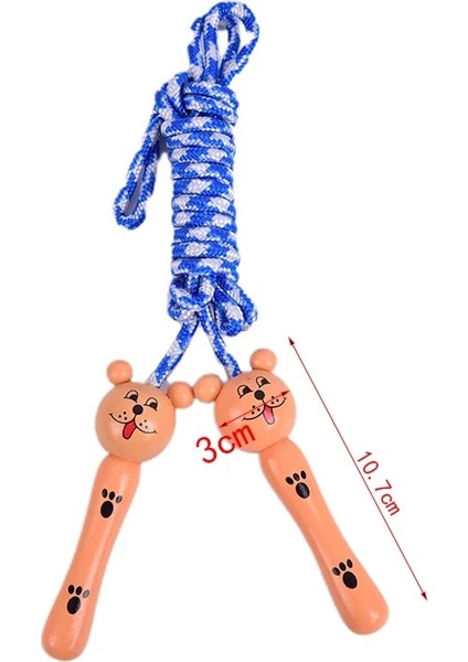 C Stili 5 Renk Çocuklar Atlama Ipleri Ahşap Saplı Spor Vücut Geliştirme Fitness Güzel Karikatür Ip Atlama Ipleri Ahşap Saplı (Yurt Dışından)