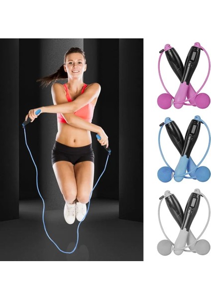 Pembe Tarzı Akıllı Atlama Ipi Fitness Spor Ip Atlama Ipleri Kaymaz El Tutacağı ile Kaymaz El Tutacağı ile LCD Ekran Gösterimi (Yurt Dışından) fiyatları