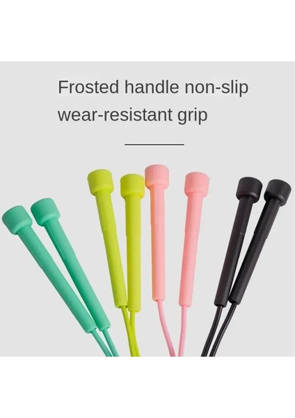Siyah Stil Unisex Spor Atlama Ipi Çocuk Öğrenci Profesyonel Sınıf Atlama Ipi Kaymaz Kalem Pvc Açık Spor Için Atlama Ipi (Yurt Dışından) fiyatları