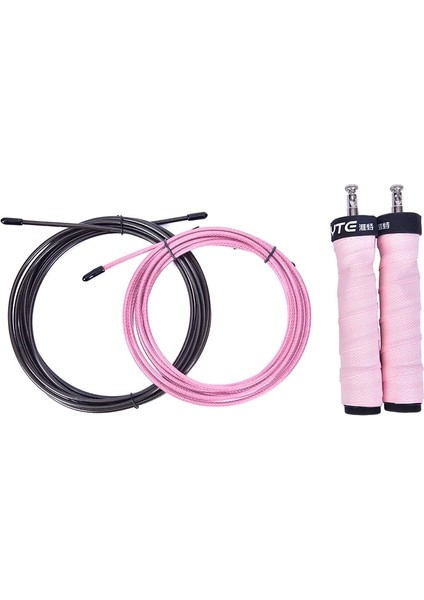 Pembe Tarzı Crossfit Atlama Ipi Hız ve Ağırlıklı Atlama Ipleri, Hız Kablosu Bilyalı Rulmanlar (Yurt Dışından)