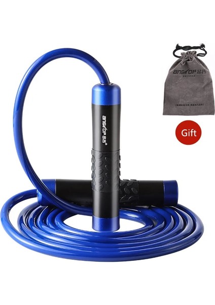 Mavi Stil Ayarlanabilir Rulman Ağırlıklı Ip Atlama Ipi Crossfit Eğitimi Için Boks Egzersizleri Atlama Egzersiz Ekipmanları (Yurt Dışından)