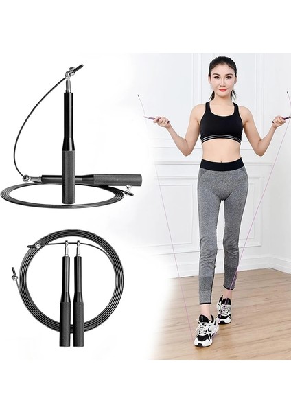 Siyah Stil Hız Atlama Ipi Crossfit Ayarlanabilir Atlama Ipi Hız Rulman Eğitim Ev Spor Salonu Egzersiz Ekipmanları Spor Fitness Malzemeleri (Yurt Dışından) fiyatları