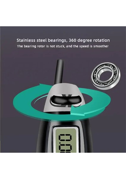 08-Pembe Kablolu Stil Çift Amaçlı Ayarlanabilir Atlama Ipi Akıllı Elektronik Sayma Ipi Atlama Sporları Fitness Akülü Çelik Tel Ip Atlama Ipi (Yurt Dışından) fırsatları