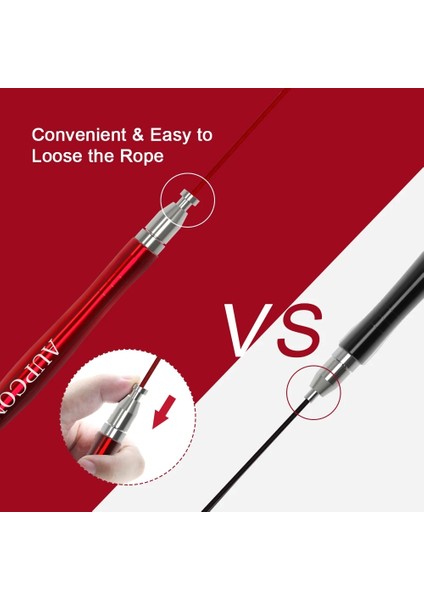 Kırmızı Stil Crossfit Atlama Ipi Yüksek Hızlı Ip Atlama Ipi Çift Unders Ayarlanabilir Formma Boks Fitness Atlama Egzersiz Eğitimi (Yurt Dışından) fiyatları