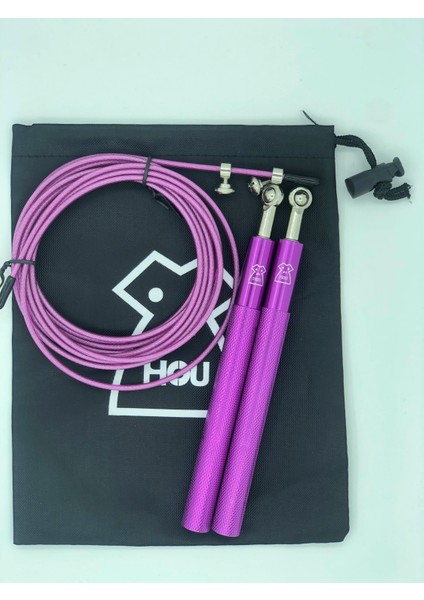 Mor Tarzı Hou Egzersiz Hafif Rulman Ip Atlama Ipleri Çelik Tel Crossfit Boks Mma Eğitimi Kaymaz Ayarlanabilir Fitness Özelleştirilmiş Isim (Yurt Dışından)