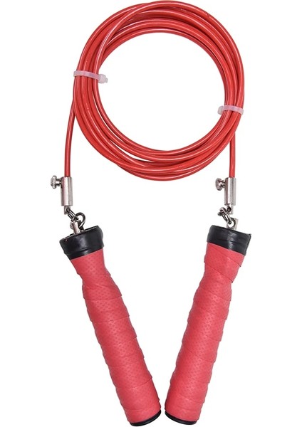 Kırmızı Stil Hız Atlama Ipi Ayarlanabilir Çelik Tel Crossfit Egzersiz Salonu Dayanıklı (Yurt Dışından)
