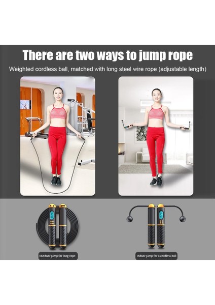 Siyah ve Sarı Stil Elektronik Dijital Atlama Ipi Atlama Ipi Hız Ipi Mma Boks Atlama Eğitimi Kaybetmek Kilo Fitness Ev Spor Salonu Erkekler Kadınlar (Yurt Dışından) fiyatları