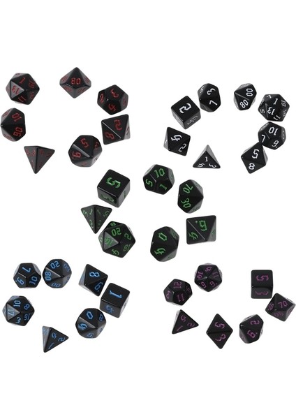 Mavi Stil Dnd Rpg Mtg Dials Için Reçine Çokyüzlü Dices Numaraları Masaüstü Masa Tahta Oyunları Parti Bar Oyunları Aksesuar Seti (Yurt Dışından) modelleri