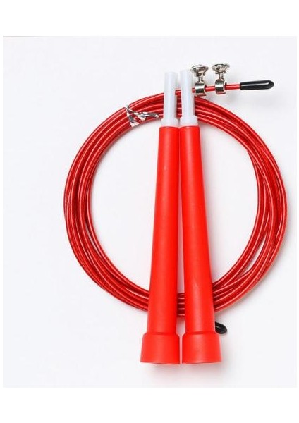 Kırmızı Stil 300CM Hız Ip Atlama Ipi Ayarlanabilir Çelik Hız Ipi Rulmanlı Profesyonel Egzersiz Aleti Скакалка (Yurt Dışından)
