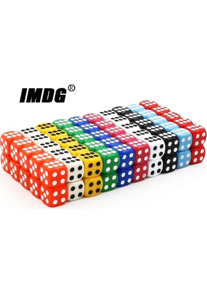 Sarı Stil Ack Akrilik Zar Oyunu Zar Aksesuarları #14 Yuvarlak Köşe Renkli Nokta Zar Içme (Yurt Dışından) fiyatları