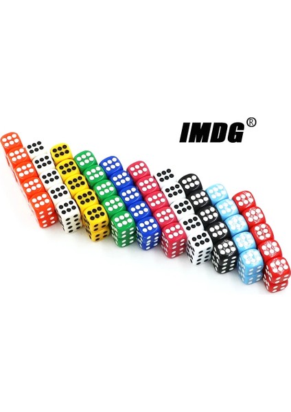 Sarı Stil Ack Akrilik Zar Oyunu Zar Aksesuarları #14 Yuvarlak Köşe Renkli Nokta Zar Içme (Yurt Dışından) fırsatları