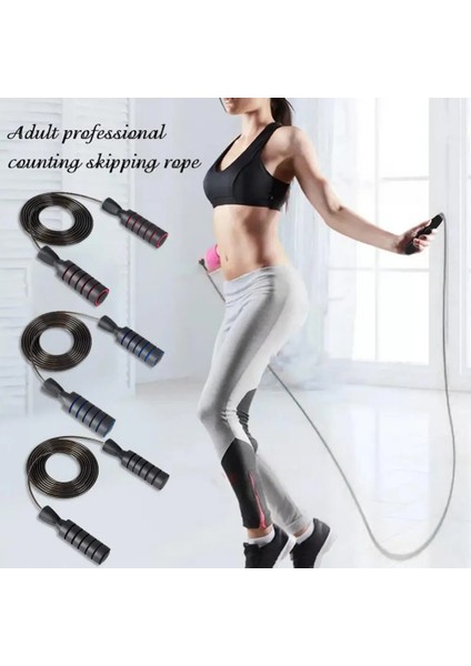 Yeşil Stil Kaymaz Kolu Rulman Dolaşmayan Ayarlanabilir Fitness Aleti Atlama Ipi Atlama (Yurt Dışından)