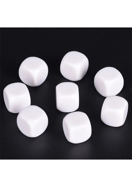 Beyaz Parti Oyun Zar Standart Altı Taraflı Yuvarlak Köşe Doğum Günü Partileri Için Kalıp Rpg Diğer Oyun Aksesuarları (Yurt Dışından) fiyatları