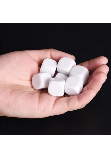 Beyaz Parti Oyun Zar Standart Altı Taraflı Yuvarlak Köşe Doğum Günü Partileri Için Kalıp Rpg Diğer Oyun Aksesuarları (Yurt Dışından) fırsatları