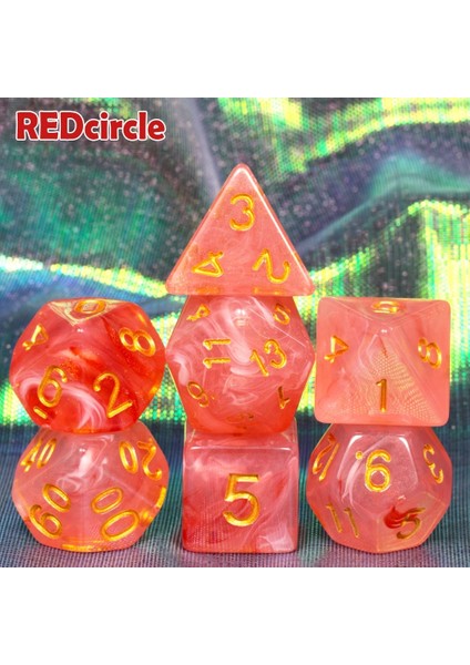 A02 Stili Yeni Bulutsu Masa Oyunları Zar Zar Seti 7 Dnd Oyunu Için D4 D6 D8 D10 D12 D20 Hediye Oyuncak Dnd Rpg (Yurt Dışından)