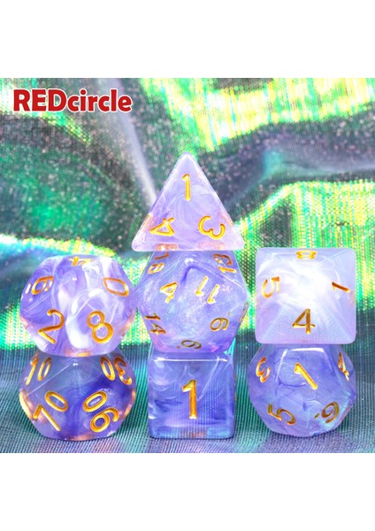A02 Stili Yeni Bulutsu Masa Oyunları Zar Zar Seti 7 Dnd Oyunu Için D4 D6 D8 D10 D12 D20 Hediye Oyuncak Dnd Rpg (Yurt Dışından) fiyatları