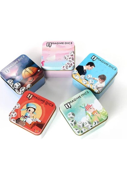 Peri Masalı Tarzı Yeni Anlatma Hikayesi Zar Öğrenme Oyuncak Metal Boxbag Ingilizce Kuralları Familyparentsparty Komik Çocuklar Için Eğitim Oyuncaklar Hayal Edin (Yurt Dışından)