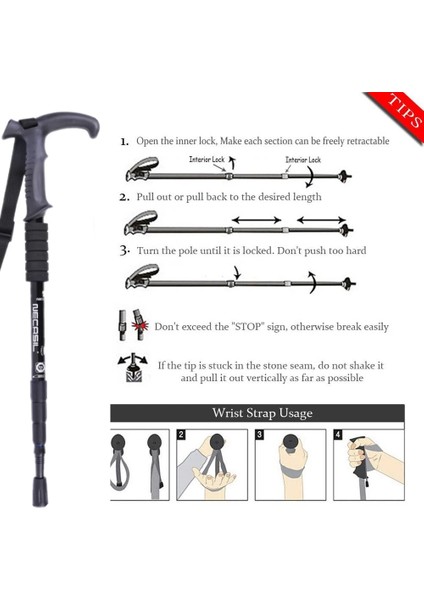 Mor Tarzı 2pcslot Trekking Direkleri Baston Yürüyüş Nordic Yürüyüş Bastonu Alüminyum Kayak Kampı Teleskopik Baton Açık Koltuk Değneği T-Kolu (Yurt Dışından)