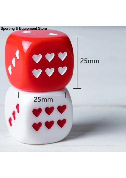2 Adet 25 mm Tarzı x Taraflı Çokyüzlü Zar Boncuk Numaraları Kulüp Masa Oyunu Için Kenarlı Kare 24BD Yeni (Yurt Dışından) fiyatları
