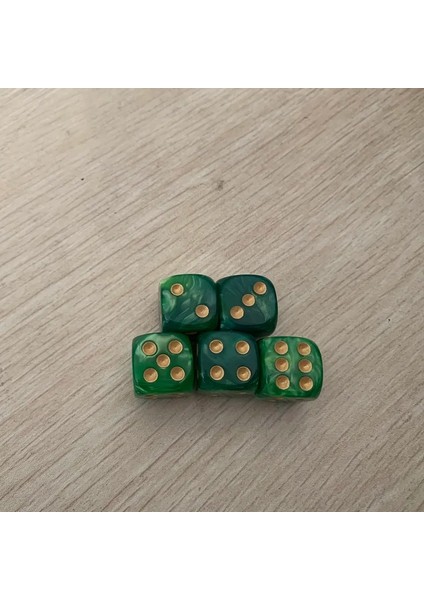 2yeşil Stil Et Iki Renkli Zar Yapboz Oyunu 15 Çeşit Renkli Nokta Zar Çocuklara Göndermek Komik Oyun 16MM (Yurt Dışından)
