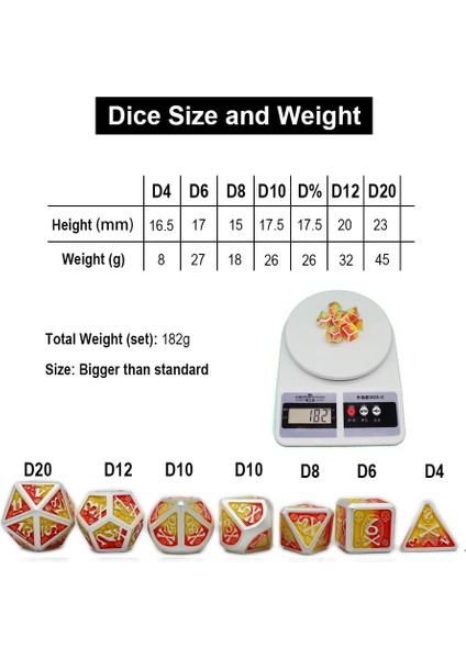 NO.297 Stili 2020 Yeni Stil Metal Zar Seti D&d Kadife Kılıfı D20 D12 D10 D% D8 D6 Det Dnd Rpg Mtg Masa Oyunları Dados Metal Zar Hediye (Yurt Dışından) fırsatları