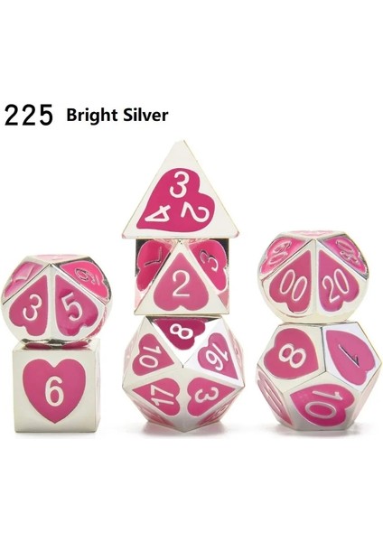 806 Siyah Nikel Tarzı Yeni Varış Et Dnd Zar Seti Babalar Rpg Zar Babalar Rulo Çokyüzlü Zarlar Metal Zar D4 - D20 (Yurt Dışından) indirimleri