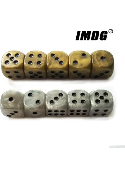 Gümüş Tarzı Ack Akrilik Zar D6 Nokta Küp Yuvarlak Köşe Eğlence Parti Küpleri Mahjong Aksesuarları Zar (Yurt Dışından) fiyatları