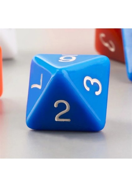 Beyaz Stil 8 Adet 8 Taraflı D8 Dijital Zar Komik Rpg Masa Tahtası Kumar Oyunları Dices Için Sayı ile 8 Taraflı (Yurt Dışından)