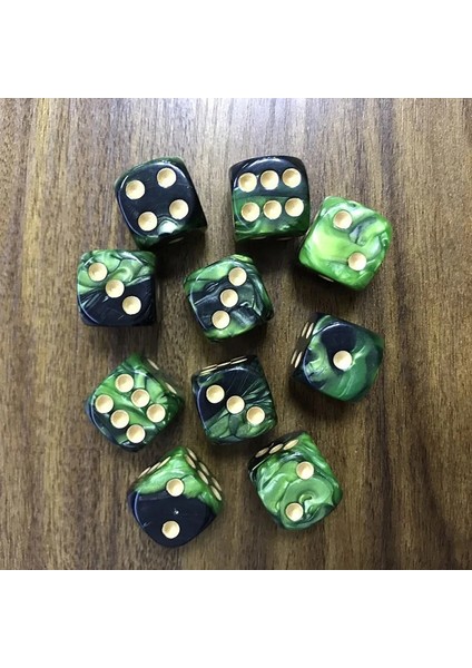 No.4 Tarzı Et Iki Renk Zar Yapboz Tahta Oyunu Aksesuarı Childreded Noktası Zar Komik Oyun Göndermek 16MM (Yurt Dışından) indirimleri